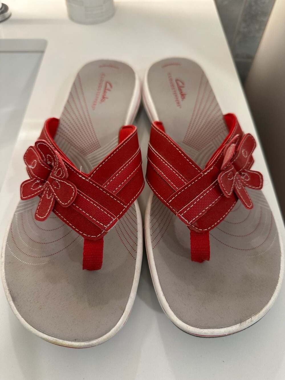 Clarks Brinkley Keely Women's Size 11 Red